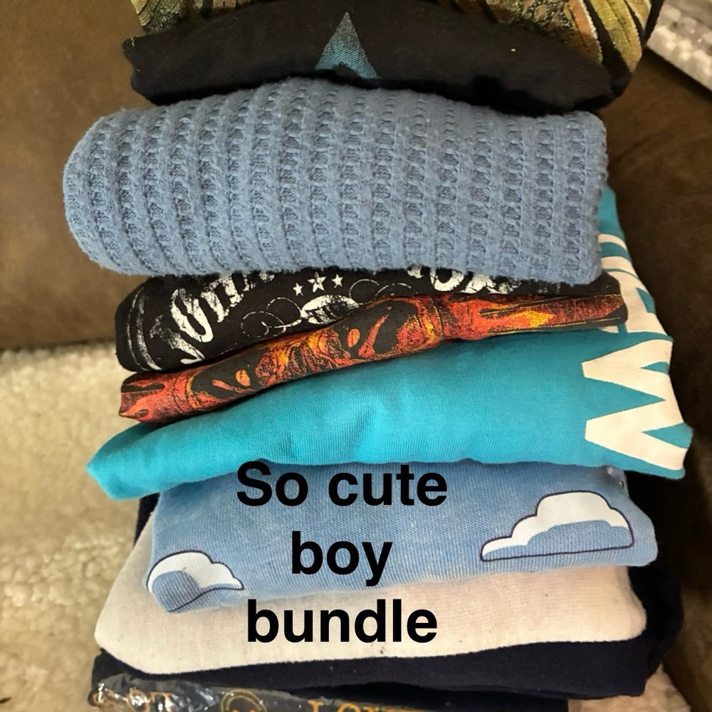 Boys Clothing Bundle in Blue and Black